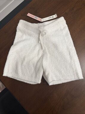 White Lounge Shorts